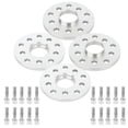thumbnail image 1 of AUTOMUTO 4set 5Lug 10mm Thick 5x100 5x112mm 14x1.5 Studs Wheel Spacers fit 1996-2008 for A4 1995-1998 for A5, 1 of 5