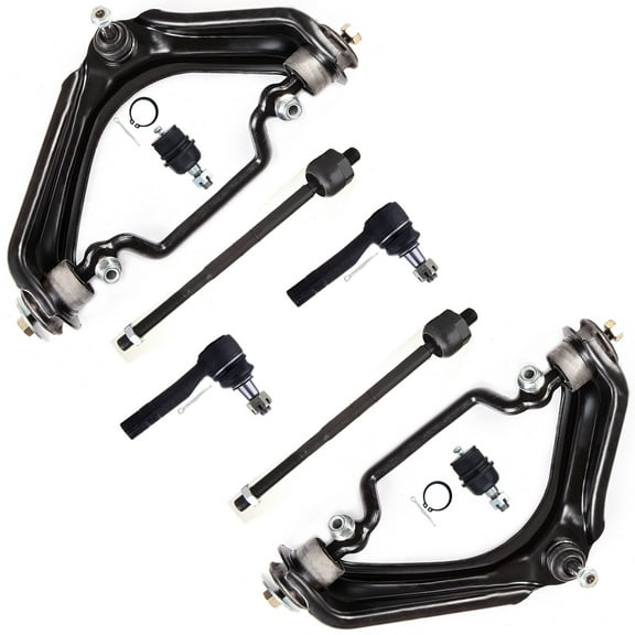 AUTOMUTO 8-Piece Front Suspension Kit - Upper Control Arms w/Ball Joints, Lower Ball Joints, Inner Outer Tie Rod Ends fits 2002 2003 2004 2005 For Ford Explorer For Mercury Mountaineer All 4.6 V8