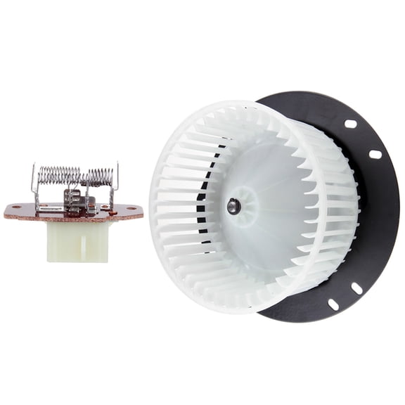 AUTOMUTO AC Heater Blower Motor Module With Wheel and Resistor Replace 2C2Z 19805 A 2002-2003 for Ford for E-150 4.2L,2003-2014 for Ford for E-150 4.6L,2002-2013 for Ford for E-150