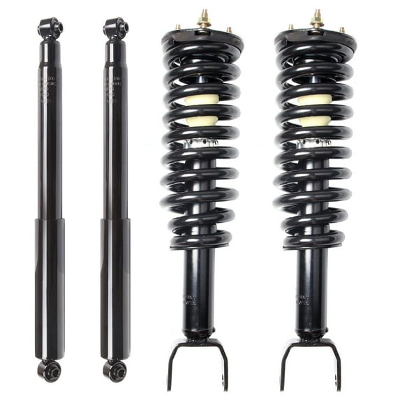 AUTOMUTO - All (4) Front & Rear Complete Strut & Spring Assembly for 2005-2009 for Dodge Dakota,2006-2009 for Mitsubishi Raider