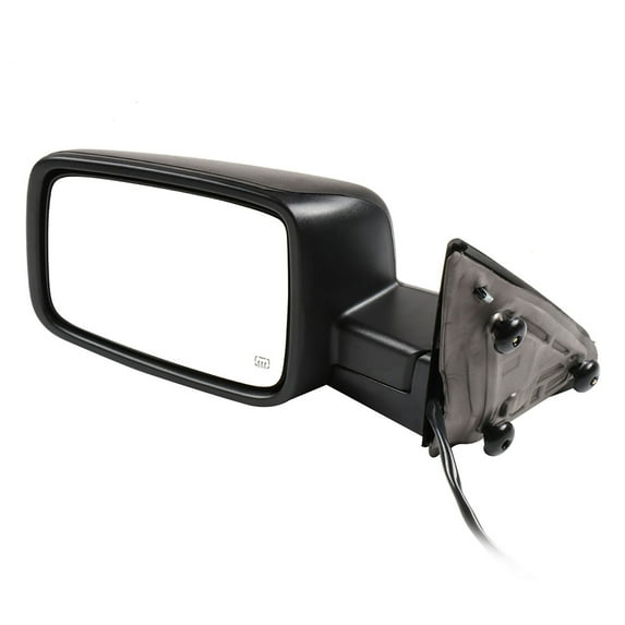 AUTOMUTO Black Rear-Vision Mirror Left Side View Mirror Power Heated Turn Signal Manual Folding Power Adjustment Fit Compatible with 2009-2010 For Dodge For Ram 1500 2011-2013 For Ram 1500