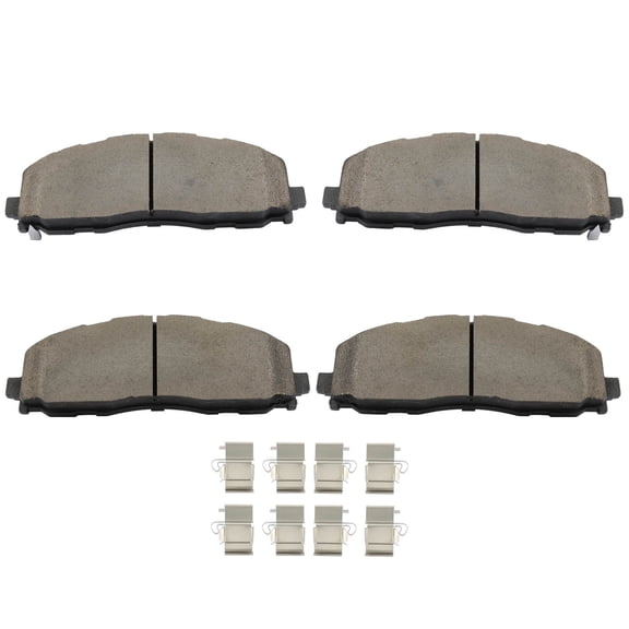 AUTOMUTO Brake Pads Front 4PCS D2177-9422 Fit For 2018-2023 For Jeep For Wrangler