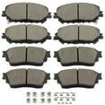 thumbnail image 1 of AUTOMUTO Brake Pads Front Rear 8PCS D2375-9603 D2391-9441 Fit For 2021-2023 For Nissan For Rogue, 1 of 5