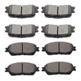 thumbnail image 1 of AUTOMUTO Ceramic Brake Pads Kits, Front Rear 8pcs Brakes Pads Set fit for 2002-2003 for Lexus ES300,2004-2006 for Lexus ES330,2005-2006 for Toyota Camry, 1 of 5