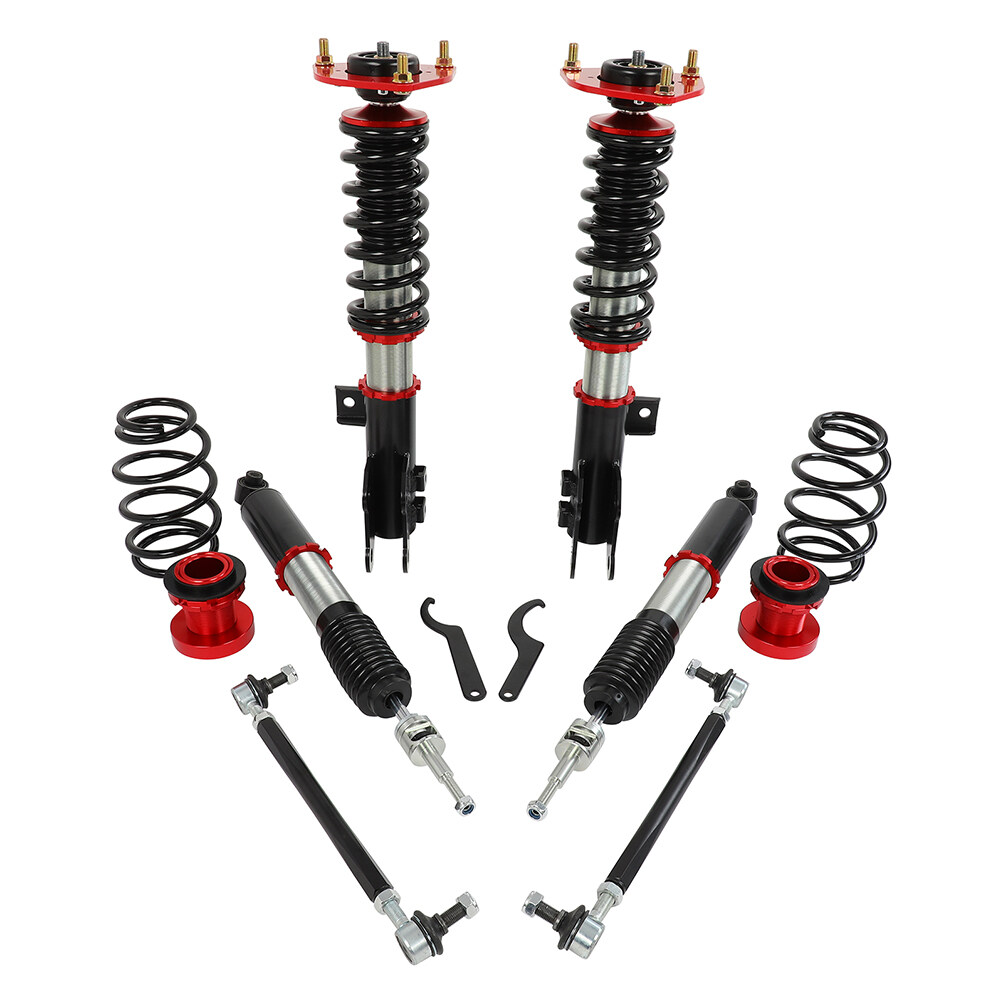 AUTOMUTO Coilover Struts Damper Adjustable Suspension Coilover Shocks