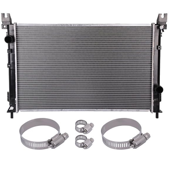 AUTOMUTO Complete Radiator Fit for 2005 2006 for Chrysler Pacifica Sport Utility Touring and 4 pcs Oil Hose Clamps