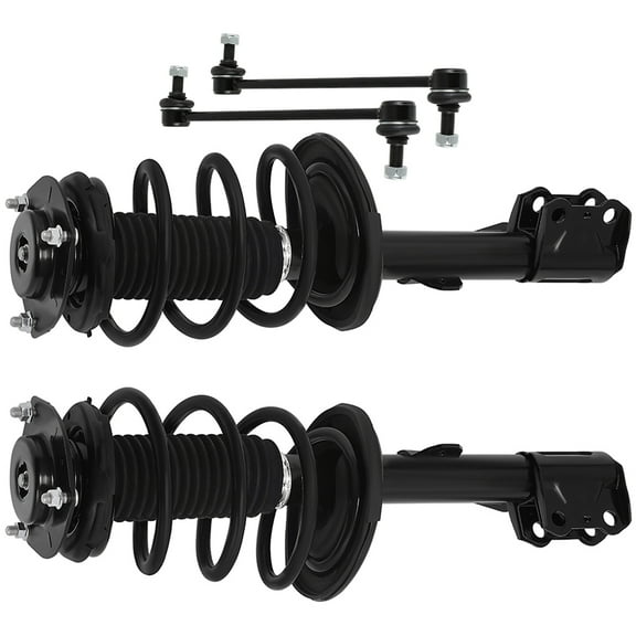 AUTOMUTO Complete Suspension Kit Fits 2010-2015 for Lexus RX350/2010-2015 for Lexus RX450h/2010-2013 for Toyota Highlander Front Strut Spring Assembly Control Arm and Ball Joint Assembly K90344