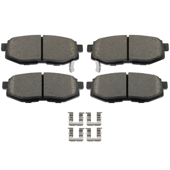 AUTOMUTO Disc Brake Pads rear 4PCS D1124 Fit For 2013-2016 for Scion for FR-S|2014-2018 for Subaru for Forester|2008-2014 for Subaru for Tribeca|2017-2020 for Toyota for 86