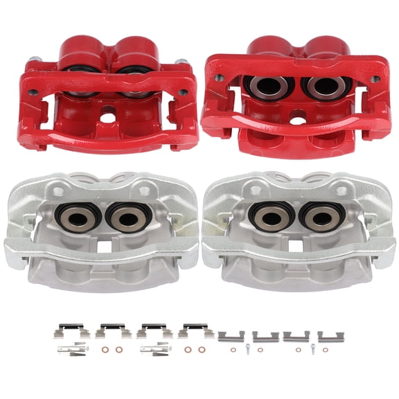 AUTOMUTO Front & Rear Disc Brake Calipers With Bracket For Cadillac Escalade Escalade ESV Escalade EXT For Chevrolet Avalanche 1500 Silverado 1500 18-B4728 18-B4729 18-B4764 18-B4765