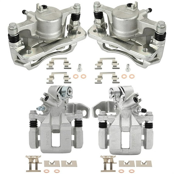 AUTOMUTO Front & Rear Disc Brake Calipers With Bracket For Honda Civic 2006-2011 19B1832 19B1833 19B3299 19B3298