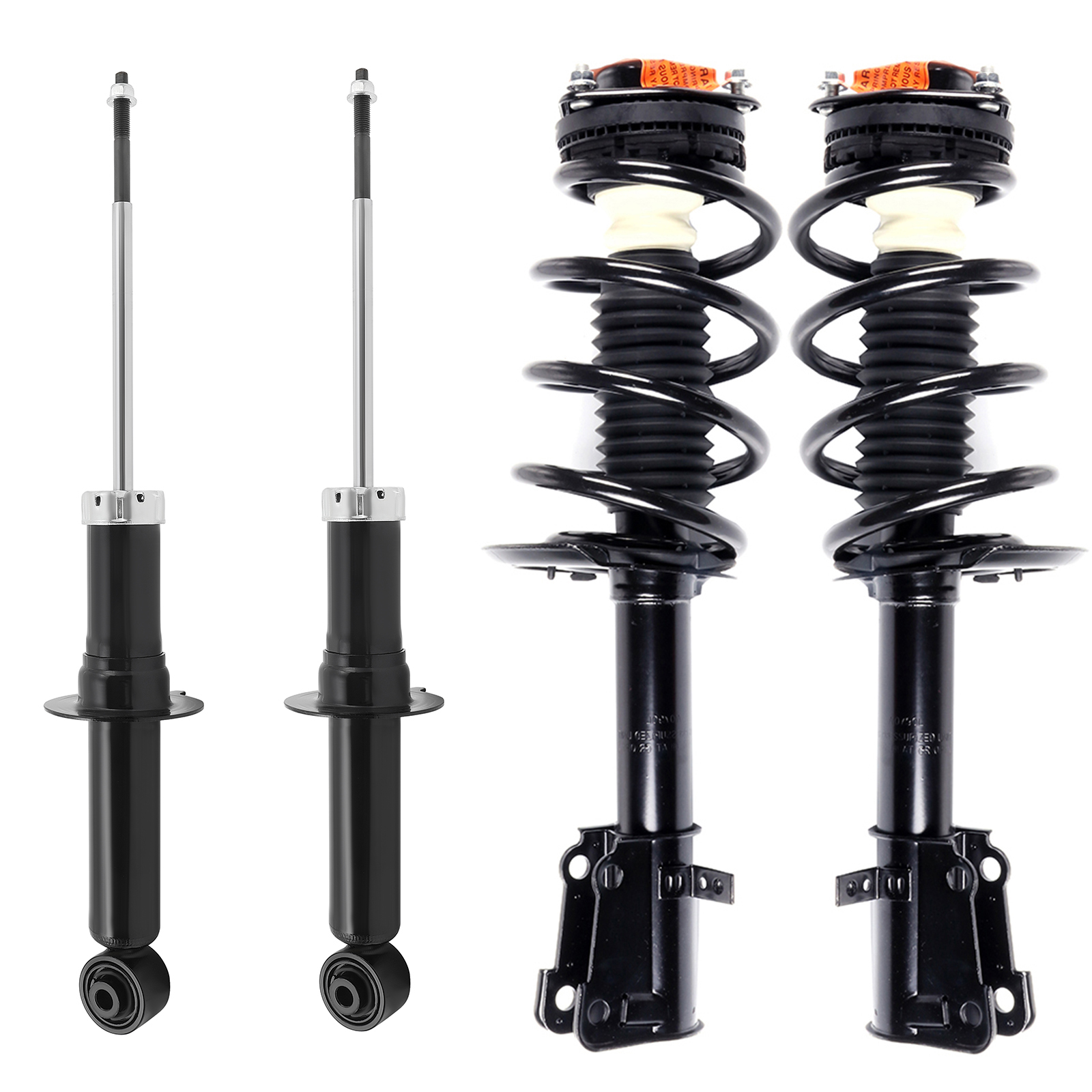 Shoxtec Front Complete Strut Assembly Fits 2009-2019 Dodge Journey Coil Spring Assembly Shock Absorber Repl. 172510 172509