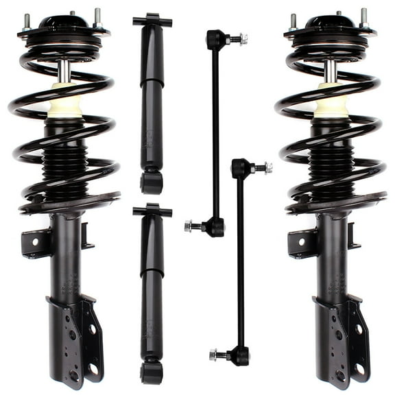 AUTOMUTO - Front Strut Spring Assembly Rear shock absorber Stabilizer Bar Link Replacement for 2008-2016 for Buick Enclave 2009-2016 for Chevrolet Traverse