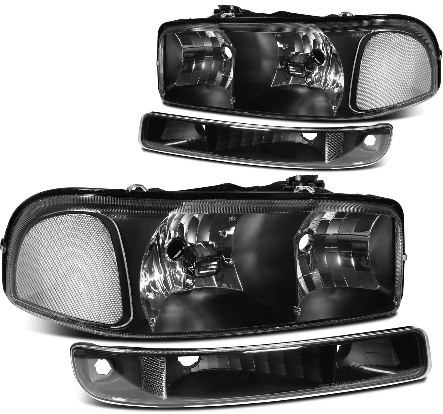AUTOMUTO Headlight Assembly with for GMC Sierra 1500/1500 HD Classic