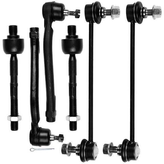 AUTOMUTO Replacement Parts Front Inner Tie Rod End Front Left Right Outer Tie Rod End Front Sway Bar End Link fit 2007-2012 for Hyundai Elantra for Kia Forte Koup for Kia Forte5