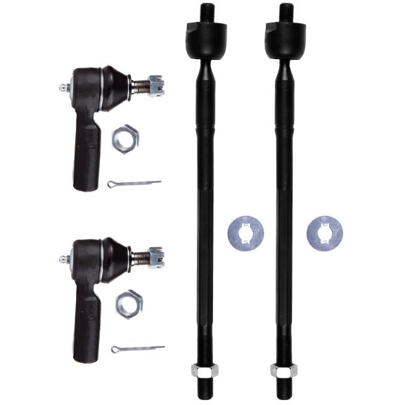 AUTOMUTO Replacement Parts - Front Position - Inner Tie Rod End Outer Tie Rod End Fit 1999-2003 For Lexus RX300