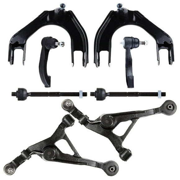 AUTOMUTO Replacement Parts Front Tie Rod End Front Lower Control Arm And Ball Joint Front Upper Control Arm And Ball Joint Fit For 1997-2005 Sebring 2001-2006 For Dodge Stratus