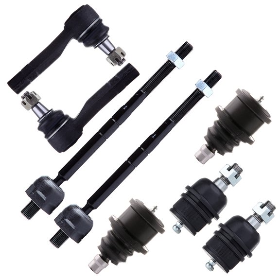 AUTOMUTO Replacement Parts Front Upper Lower Ball Joints Outer Inner Tie Rod Ends Fit For ord Explorer Ranger For Mazda B2500 4000 For Mercury Mountaineer Fits select: 2011 FORD RANGER SUPER CAB