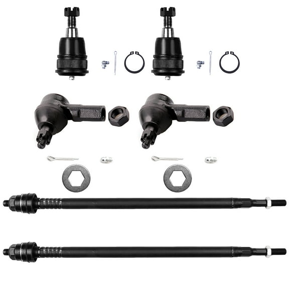 AUTOMUTO Replacement Parts Lower Ball Joint Outer Inner Tie Rod End fit for 2002-2006 for Honda CR-V All 4x4 / 2WD Models