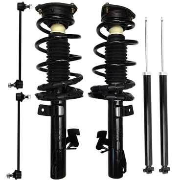 AM Autoparts 8-Piece Complete Suspension Kit - Struts, Shocks, & Sway Bar Links For Toyota 4Runner 1996-2002