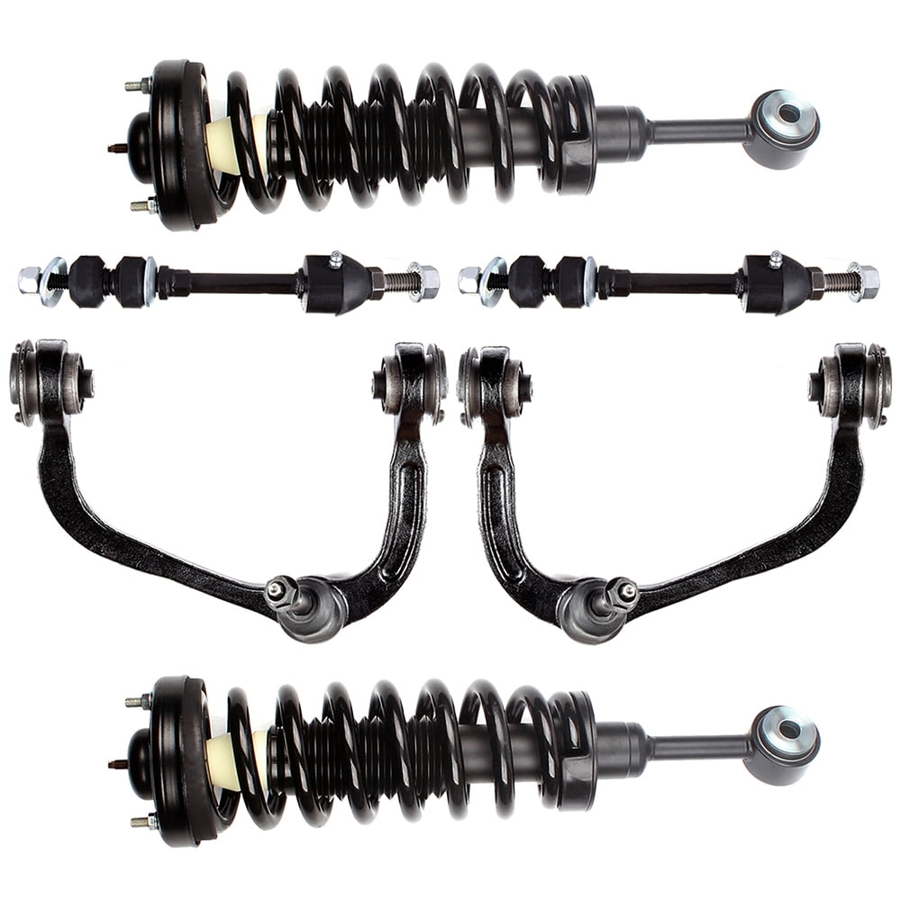 AUTOMUTO Struts & Shocks Quick-Strut Front Strut Spring Assembly Control Arm and Ball Joint Assembly Stabilizer Bar Link Fit For 2005-2008 for Ford for F-150 2006-2008 for Lincoln Mark LT
