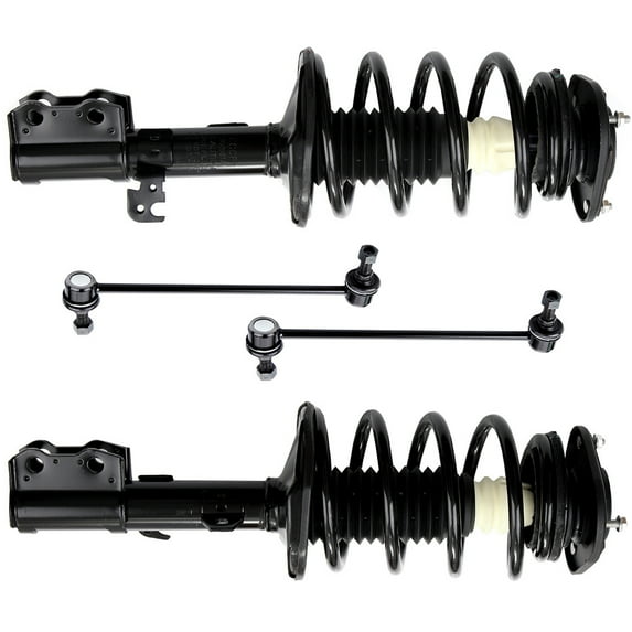 AUTOMUTO Struts & Shocks Quick-Strut Front Strut Spring Assembly Stabilizer Bar Link Fit For 2003-2008 for Toyota Corolla