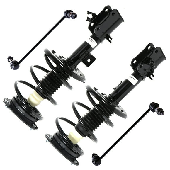 AUTOMUTO Struts & Shocks Quick-Strut Front Strut Spring Assembly Stabilizer Bar Link Fit For 2009-2014 for Nissan Maxima