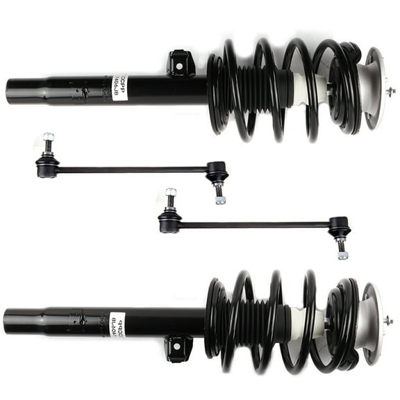 AUTOMUTO Struts & Shocks Quick-Strut Front Strut Spring Assembly Stabilizer Bar Link Kit Fit For 2000 for BMW 323Ci 1999-2000 for BMW 323i 2001-2006 for BMW 325Ci