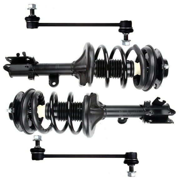 AUTOMUTO Struts & Shocks Quick-Strut Front Strut Spring Assembly Stabilizer Bar Link Kit Fit For 2005-2010 for Kia for Sportage