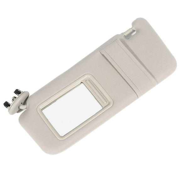 AUTOMUTO fit for Toyota Camry 2006-2011 Beige Left Driver Side Sun Visor Assembly Windshield Sun Visor Mirror
