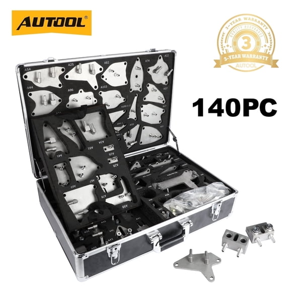 Autool 140Pcs Transmission Fluid Fill Adapter Kit, Atf Transmission Oil Filling Connector Set, Fit for Nissan VW Audi Cvt Bmw Benz