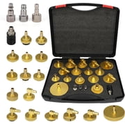 AUTOOL 17PC Brake Fluid Exchanger Adapter, Master Cylinder Bleeder Kit, Brake Pressure Bleeder Adapters, W/3PCS Connector for Most Vehicles