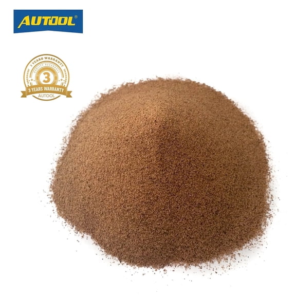 AUTOOL 2.2 Pounds Walnut Sand, 18-40 Grit Walnut Shell Media, Ground Walnut Shell Matrix for AUTOOL HTS558 HTS518 Tumbling Vibratory Blasting