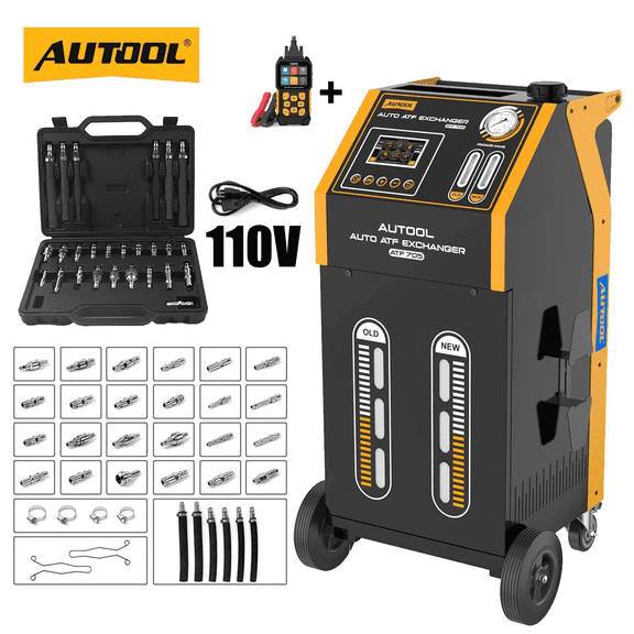 AUTOOL ATF705 Automatic Transmission Fluid Exchanger, Transmission Fluid Oil Exchange Flush Cleaning for CVT DCT DSG AT