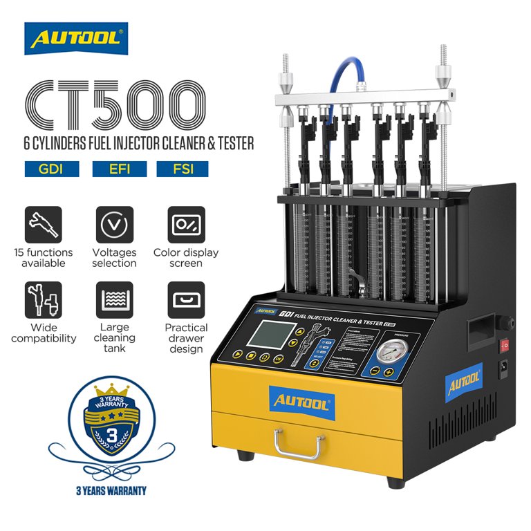 AUTOOL CT400 Fuel Injector Cleaner & Tester - AUTOOL