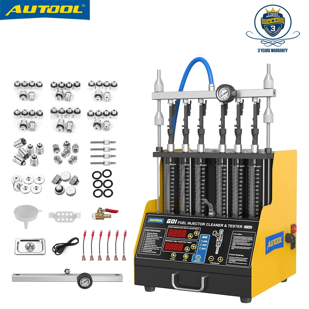 AUTOOL Automobile GDI Fuel Injector Cleaner and Tester, EFI,FSI