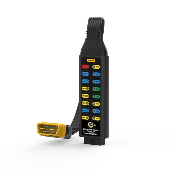 AUTOOL Automotive 16 Pin OBD2 Protocol Diagnostic Detector ,Breakout Box OBD line Tester for OBD2 Scanner, Car Code Reader, Car Computer Reader