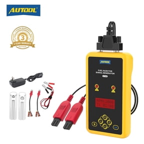 AUTOOL CT60 Automotive Fuel Injector Signal Generator Fuel Injectors Pulse Signal Tester, Car Signal Generator Fuel System Cleaner Fuel Pressure Test Kit
