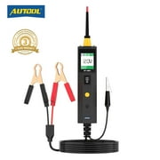 AUTOOL Automotive Power Circuit Probe Tester, 9V- 30V DC Vehicles Electrical System Test Light, Fuse Voltage Positive Negative Polarity Diagnostic Pen for A-Vometer Multimeter Cars Truck Motorcycle