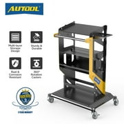AUTOOL Automotive Service Tool Cart, Car Repair Diagnostic Cart on Wheels Rolling Tool Cart, Multi-Layer Storage with 4 360° Rotation Casters, 660 lbs Capacity Service Utility Cart
