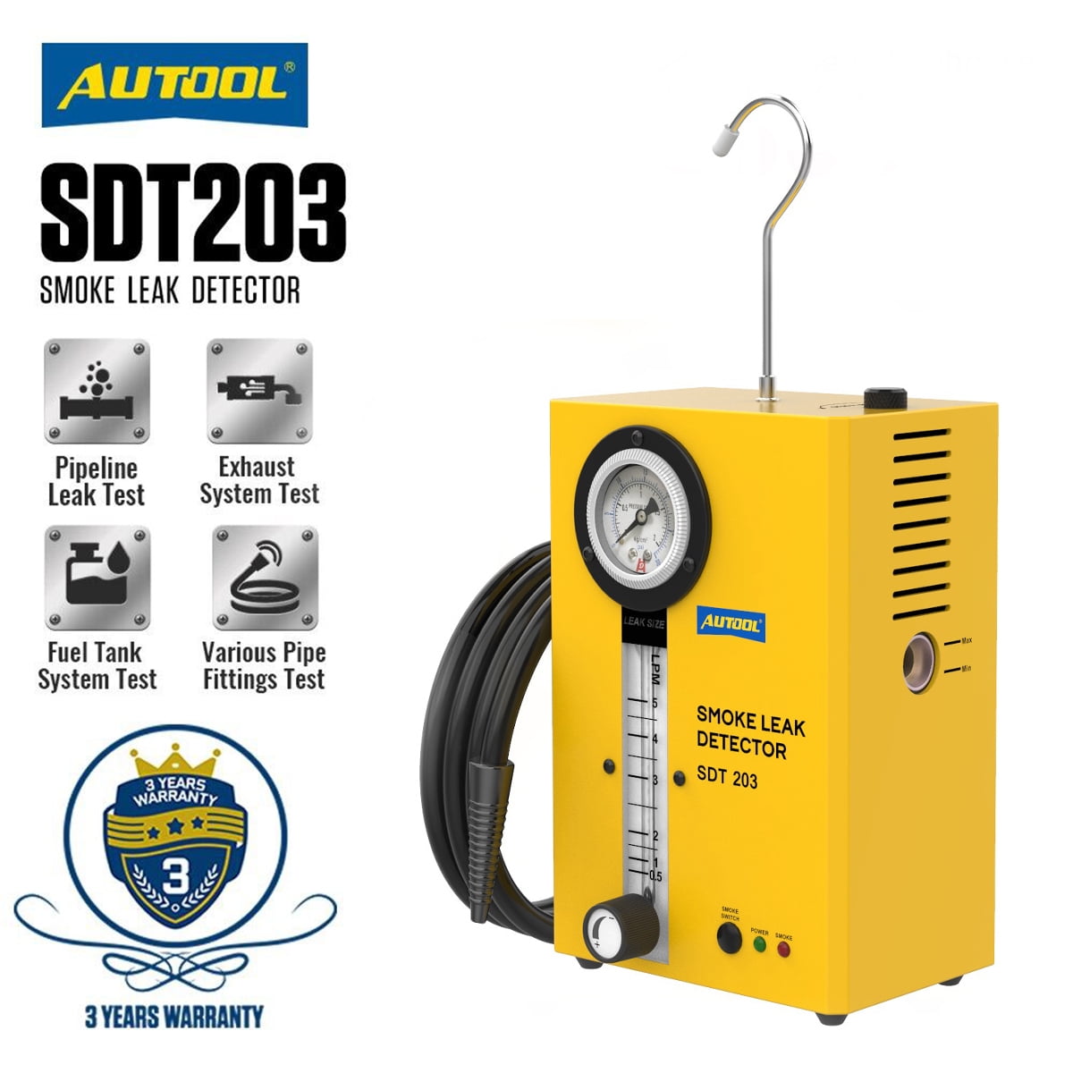 Autool Sdt206 Smoke Machine Leak Detector Smoke Machine For Car Auto  Automotive Diagnostic Tool Smokes Leak Detector - Pipeline Smoke Leak  Detector Tool - AliExpress