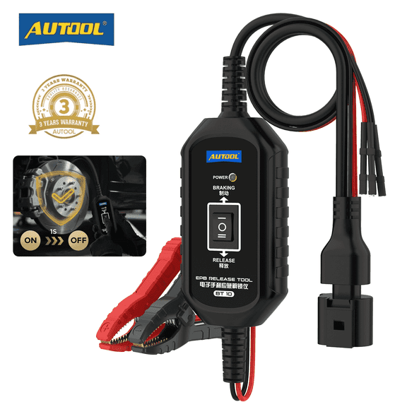 AUTOOL BT10 Electric Parking Brake Reset Car EPB Release Kit Brake And Release Smart Dual-Channel Control Tool