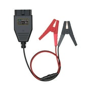 AUTOOL BT30 Car ECU Emergency Power Supply Cable Clip Battery Clamp OBD2 Connector Battery Saver Memory Saver Automotive OBDII Emergency Electrical Plug