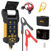 AUTOOL Battery Load Tester with Printer, 8-30V DC Automotive Battery Analyzer, 20-2000CCA Car Charging Cranking Current Tester for All Vehichles, BT880