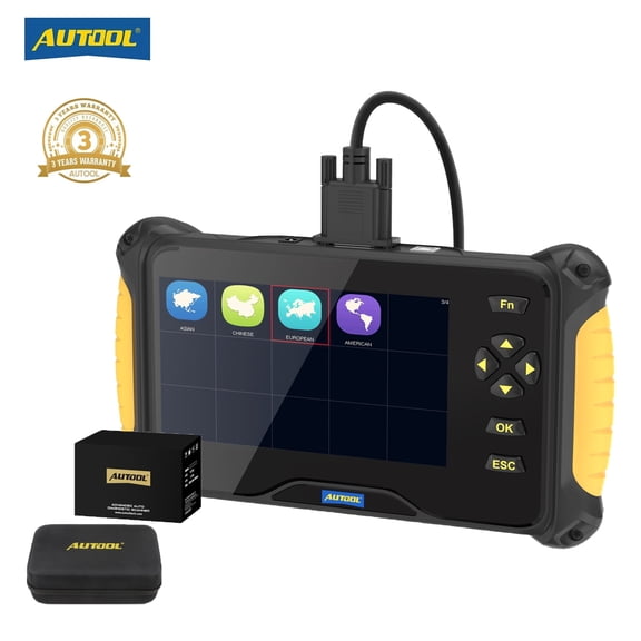 AUTOOL CS603 OBD2 Scanner Car Code Reader Automotive OBDII Oil/EPB/ABS/SAS 4 System Diagnostic Scanner W/ 5 Reset Services 10000+ Code Coverage Multi-language for 12V Vehicles