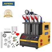 AUTOOL CT160 Automotive Fuel Injector Cleaner Tester Injector Cleaner Machine 2000ml 4 Cylinder Ultrasonic Wave Petrol Injection Testing Machine