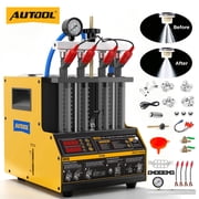 AUTOOL CT160 Automotive Fuel Injector Cleaning Machine 4 Cylinder Injector Cleaner & Tester 2000ml Fuel Injector Cleaner Machine