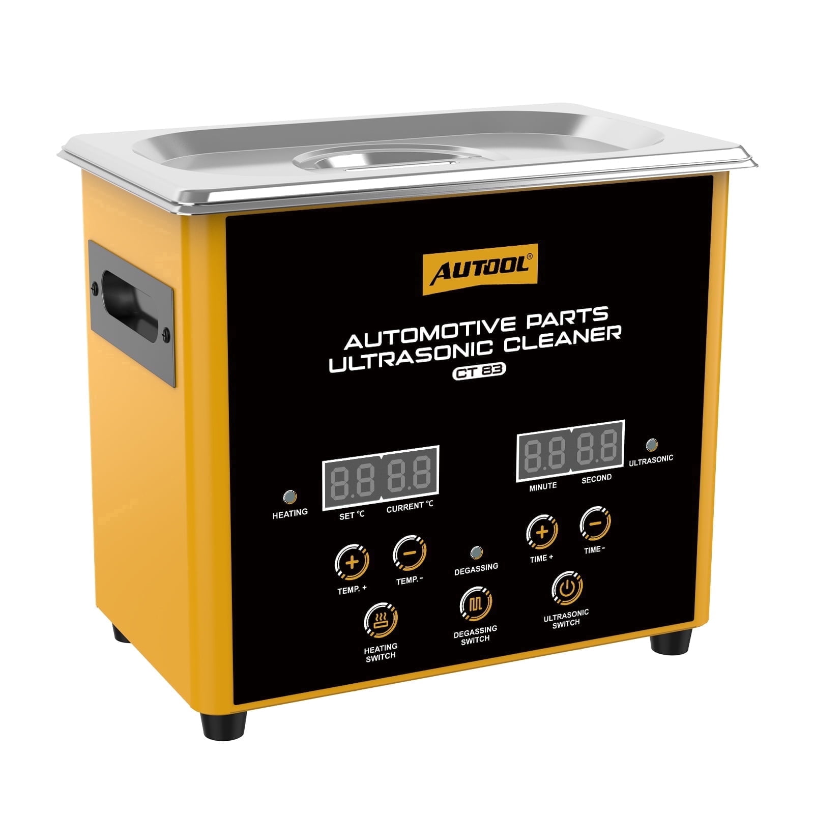 AUTOOL CT83 Automotive Parts Ultrasonic Cleaning Machine, 360° Cleaning ...
