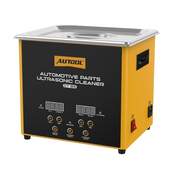AUTOOL CT85 10L Ultrasonic Cleaner Machine, Sonic Cleaning Device, Industrial Sonic Cleaner with Heater Timer 40kHz