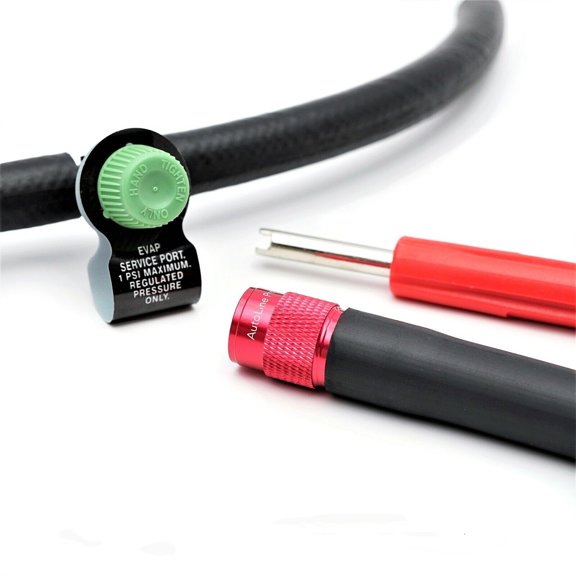 AUTOOL EVAP Service Port Adapter Adaptor Connector Kit, W/Valve Removal Tool
