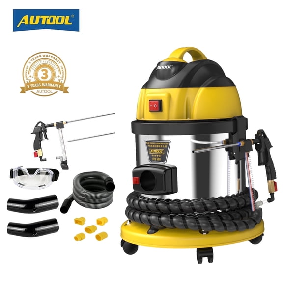 AUTOOL HTS558 Walnut Blaster, 1200W Engine Intake Valve Cleaner Machine, Automotive Engine Carbon Remover with Extension Nozzle Sandblaster Gun